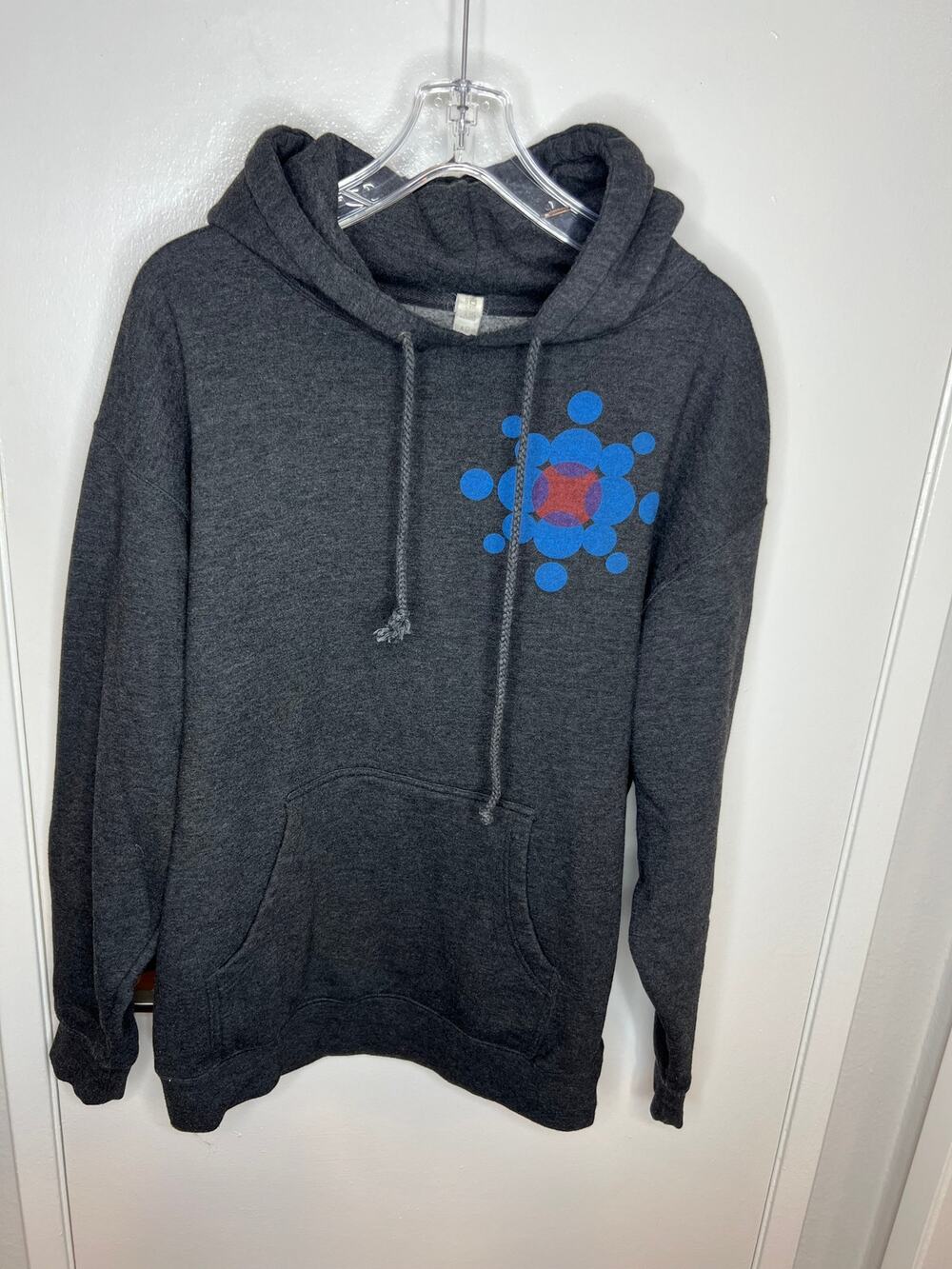 Vintage Independent Trading Company Hoodie Sweatshirt Grey ~ Size L
